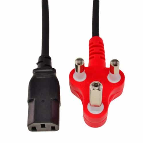 1 Power cable kettle to red plug (Shaved) - Guards On Duty Shop & Security Guards