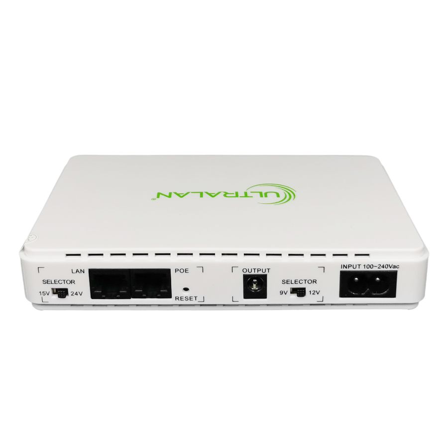UltraLAN Mini UPS (DC, USB & PoE) – 17W 8.8AH