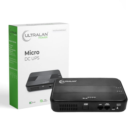 UltraLAN Mini UPS (DC & PoE) – 45W 8.8AH