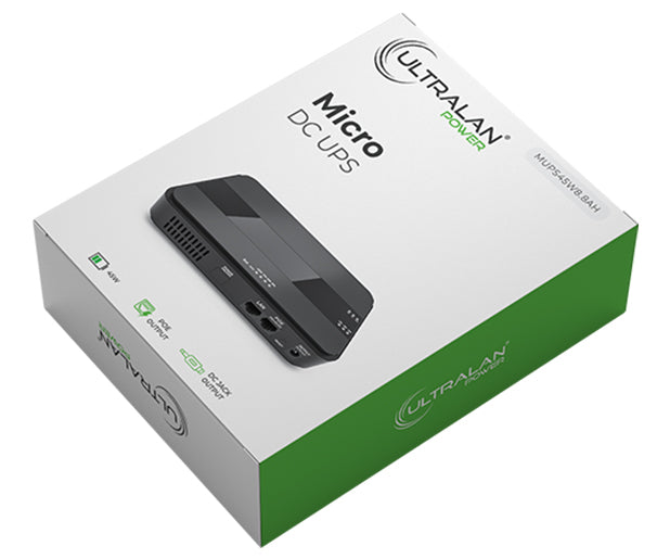 UltraLAN Mini UPS (DC & PoE) – 45W 8.8AH