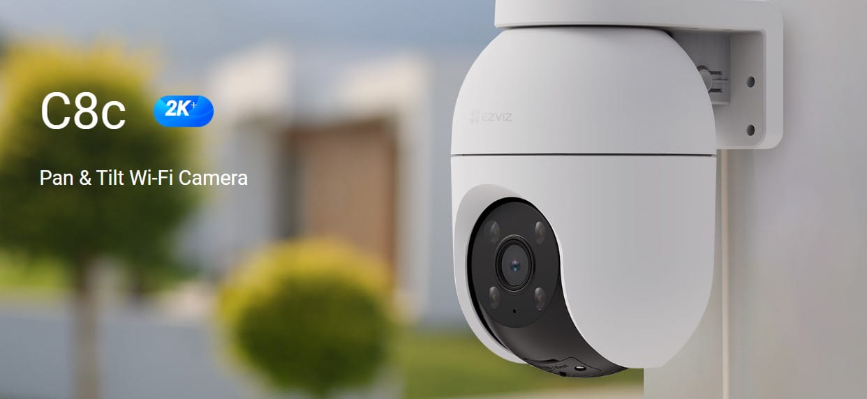 EZVIZ C8c 2K+ (4MP) V2 Full HD Outdoor Pan/Tilt Camera