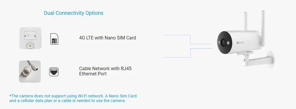 EZVIZ C8c 2K+ (4MP) V2 Full HD Outdoor Pan/Tilt Camera
