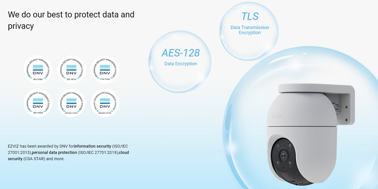 EZVIZ C8c 2K+ (4MP) V2 Full HD Outdoor Pan/Tilt Camera