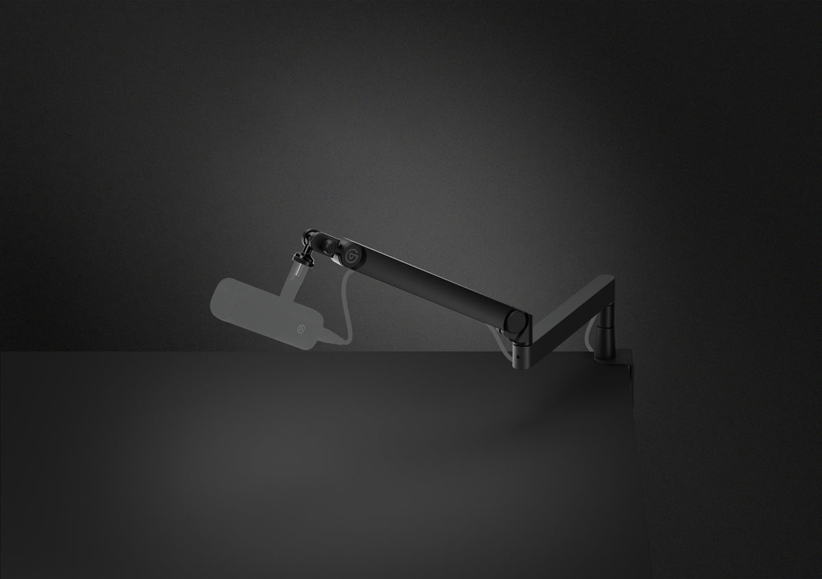Elgato Wave Mic Arm Pro - Studio-grade boom arm; 780 mm Horizontal reach; 750 mm vertical reach; 150 mm Riser extension.