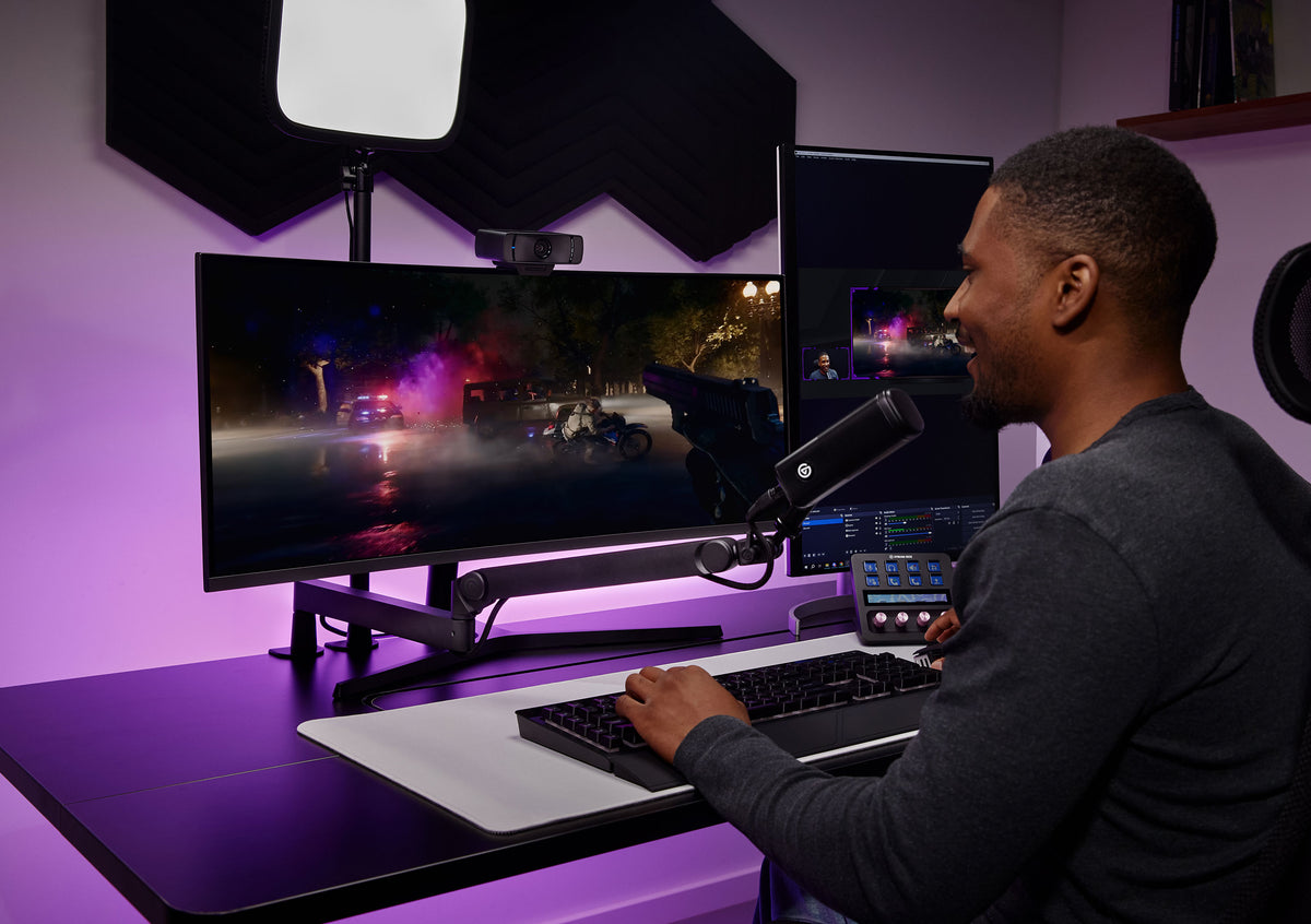 Elgato Wave Mic Arm Pro - Studio-grade boom arm; 780 mm Horizontal reach; 750 mm vertical reach; 150 mm Riser extension.