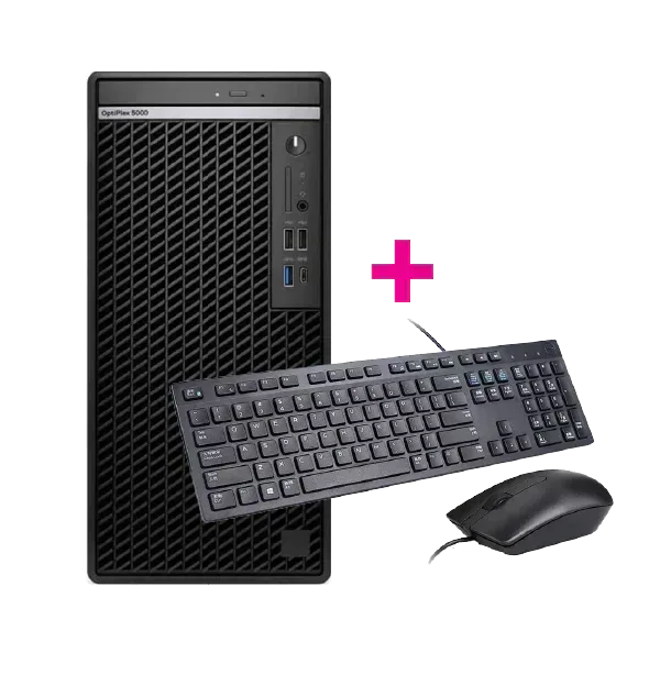 DELL OPTIPPEX 5000 MT : I5-12500 (4.6GHZ, 18MB), 8GB (1X8GB) DDR4 3200MHZ, 1TB SATA 7200RPM 3.5" DRIVE, INTEGRATED GRAPHICS, 8X DVD RW, USB KEYBOARD & MOUSE, NO BT & WL, 240W POWER SUPPLY, WINDOWS 11 PRO, 3 YEAR PRO SUPPORT WARRANTY - Guards On Duty Shop & Security Guards