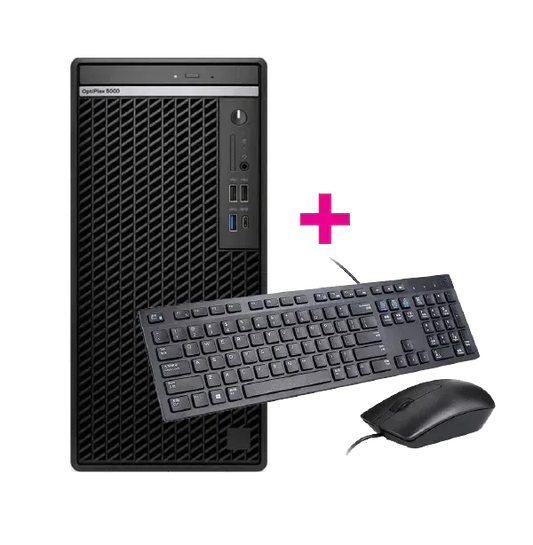 DELL OPTIPPEX 5000 MT : I5-12500 (4.6GHZ, 18MB), 8GB (1X8GB) DDR4 3200MHZ, 1TB SATA 7200RPM 3.5" DRIVE, INTEGRATED GRAPHICS, 8X DVD RW, USB KEYBOARD & MOUSE, NO BT & WL, 240W POWER SUPPLY, WINDOWS 11 PRO, 3 YEAR PRO SUPPORT WARRANTY - Guards On Duty Shop & Security Guards