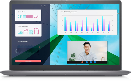 DELL VOSTRO 3430: INTEL CORE I7-1355U (12M CACHE, UP TO 5GHZ), 14.0" FHD (1920X1200) ANTIGLARE, 16GB (2X8GB) 3200MHZ DDR4, 512GB SSD PCIE M.2, INTEL IRIS XE, REALTEK 8821CE + BLUETOOTH 5.0, CAMERA AND MICROPHONE, US INTERNATIONAL KEYBOARD, NO OPTICAL DRIV - Guards On Duty Shop & Security Guards