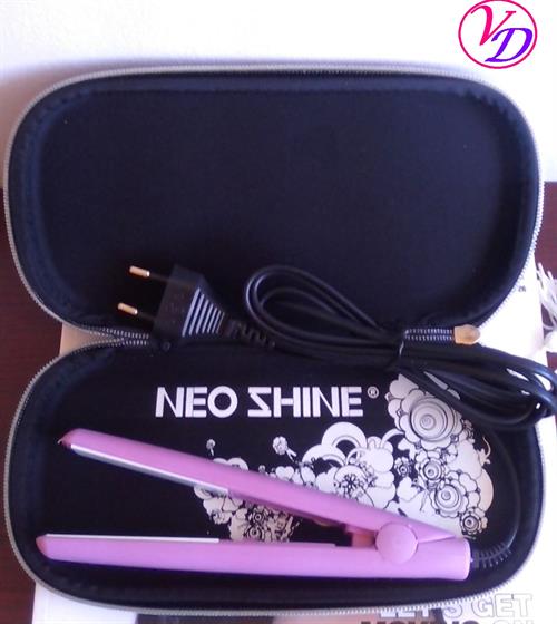 Neoshine Mini Hair Straightener Ceramic Plates Travel Pack