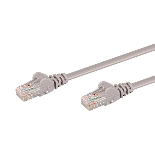 LINKQNET 30M RJ45 CAT5E ANTI-SNAG MOULDED PVC NETWORK FLYLEAD - GREY