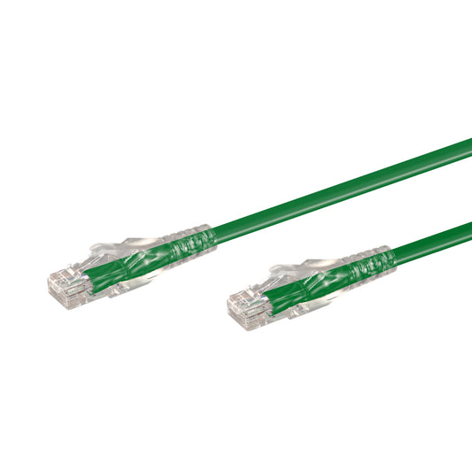 LINKQNET 2M RJ45 CAT6 ANTI-SNAG MOULDED PVC NETWORK FLYLEAD - GREEN