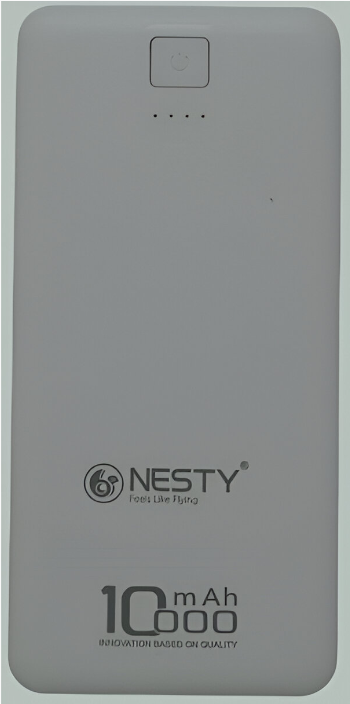 Nesty 10000Mah White Multi Functional Power Bank