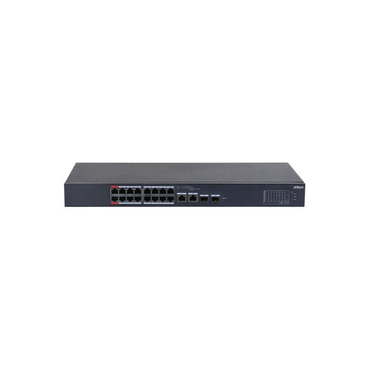 Dahua DH-CS4218-16ET-190 - Dahua Switch Cloud Managed 16 PoE 10/100 2-Port GB RJ45 2-Port GB SFP