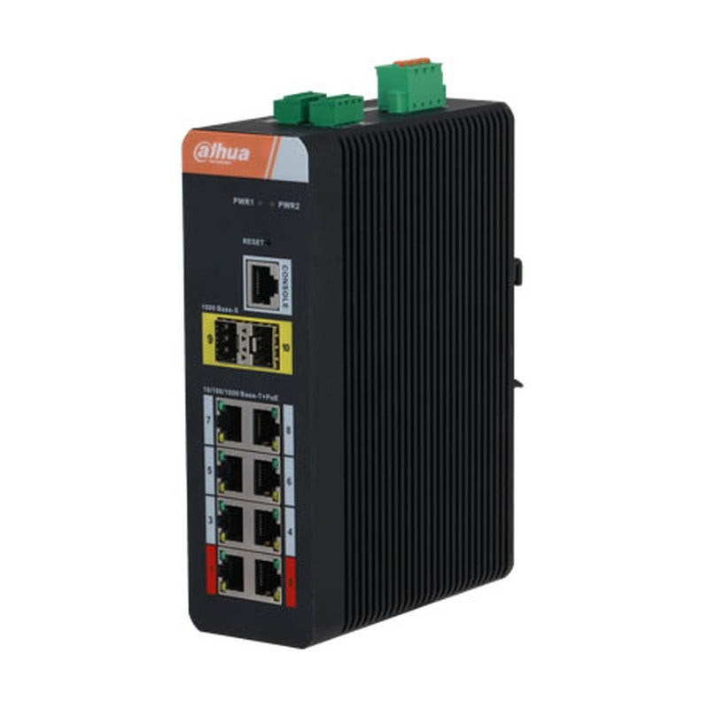 Dahua DH-CHS4212-8GT-110 - Dahua Cloud Managed Switch 8 PoE GB 2Port GB RJ45 2Port GB SFP 110W