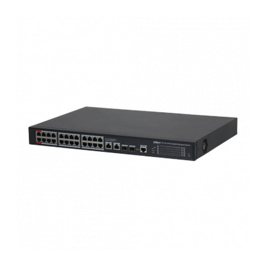 Dahua DH-S4228-24GT-360 - Dahua Switch Managed Desktop 24 PoE GB 2-Port RJ45 2-Port SFP 360W
