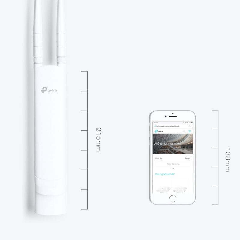 TP-Link AC1200 Wireless MU-MIMO Gigabit Indoor/Outdoor Access Point