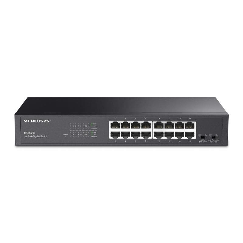 Mercusys 16 Port Gigabit Desktop Switch - Metal Case