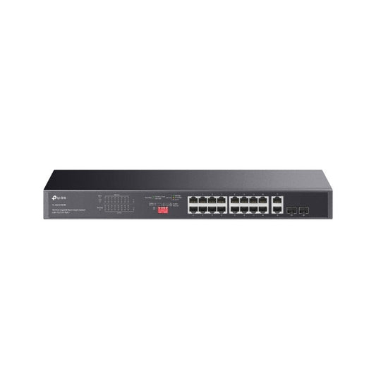 Omada TL-SG1218MPE - Omada 18 Port Gigabit Easy Smart PoE Switch + 2 x Gigabit RJ45/SFP