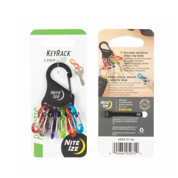 Nite Ize KeyRack V2 - Black/Assorted