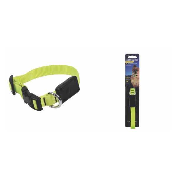 Nite Ize NiteDawg LED Dog Collar - XS - Neon Yellow