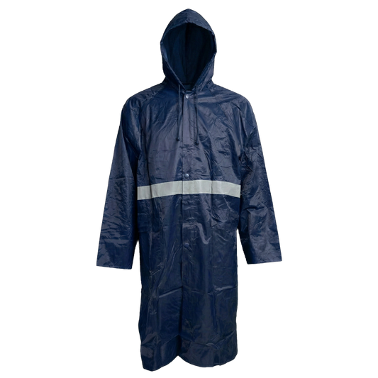 Pinnacle Oxford Rubberised Rain Coat Navy (M – 3XL) (Pack of 2)