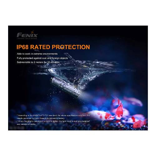 FENIX E02R LED FLASHLIGHT BLACK - Guards On Duty Shop