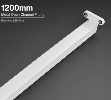 Open Channel LED 4ft Double Non Fused