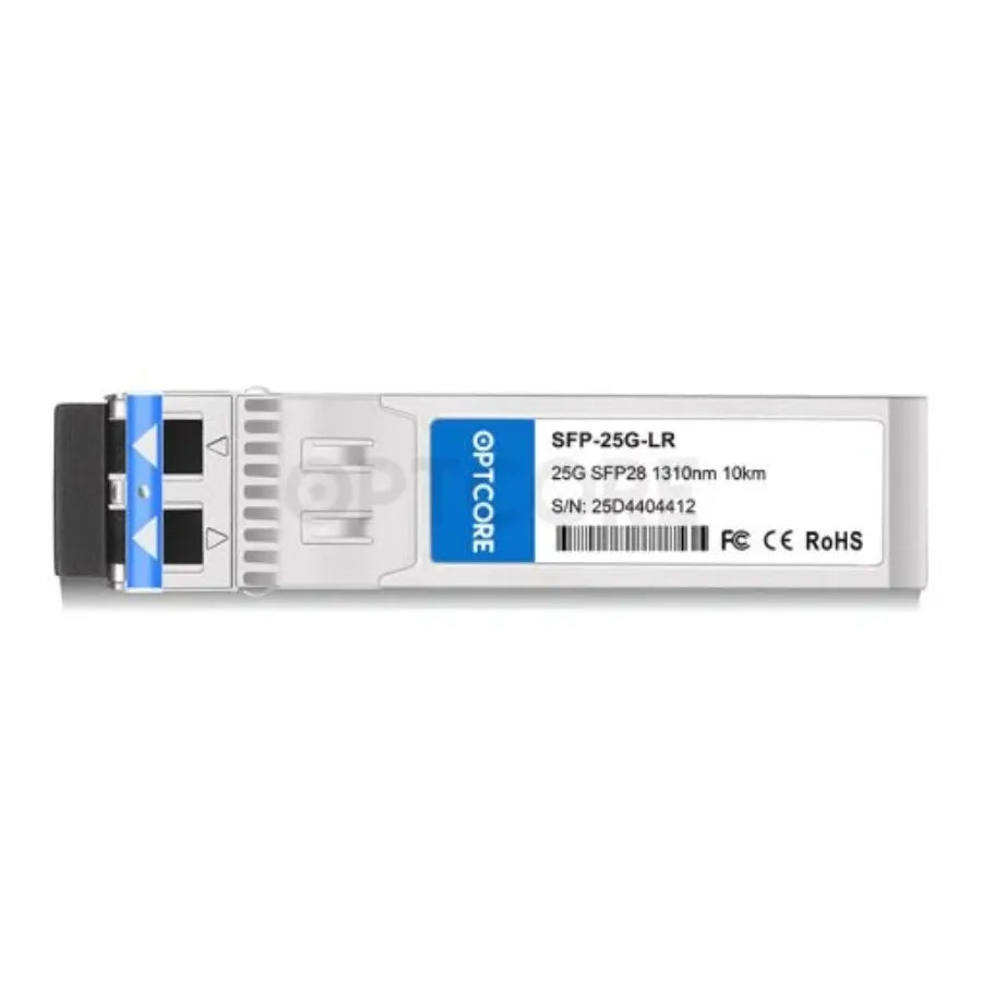 Optcore 25GBASE-LR SFP28 Transceiver (SMF, 1310nm, 10km, DOM)