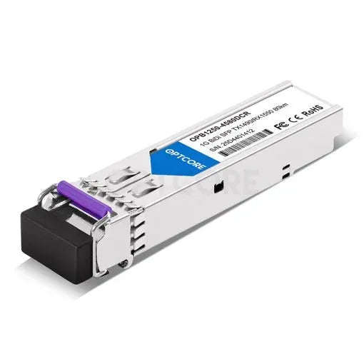 Optcore 1.25G BiDi SFP, 80km SM LC, MikroTik, DDM (1490/1550nm)