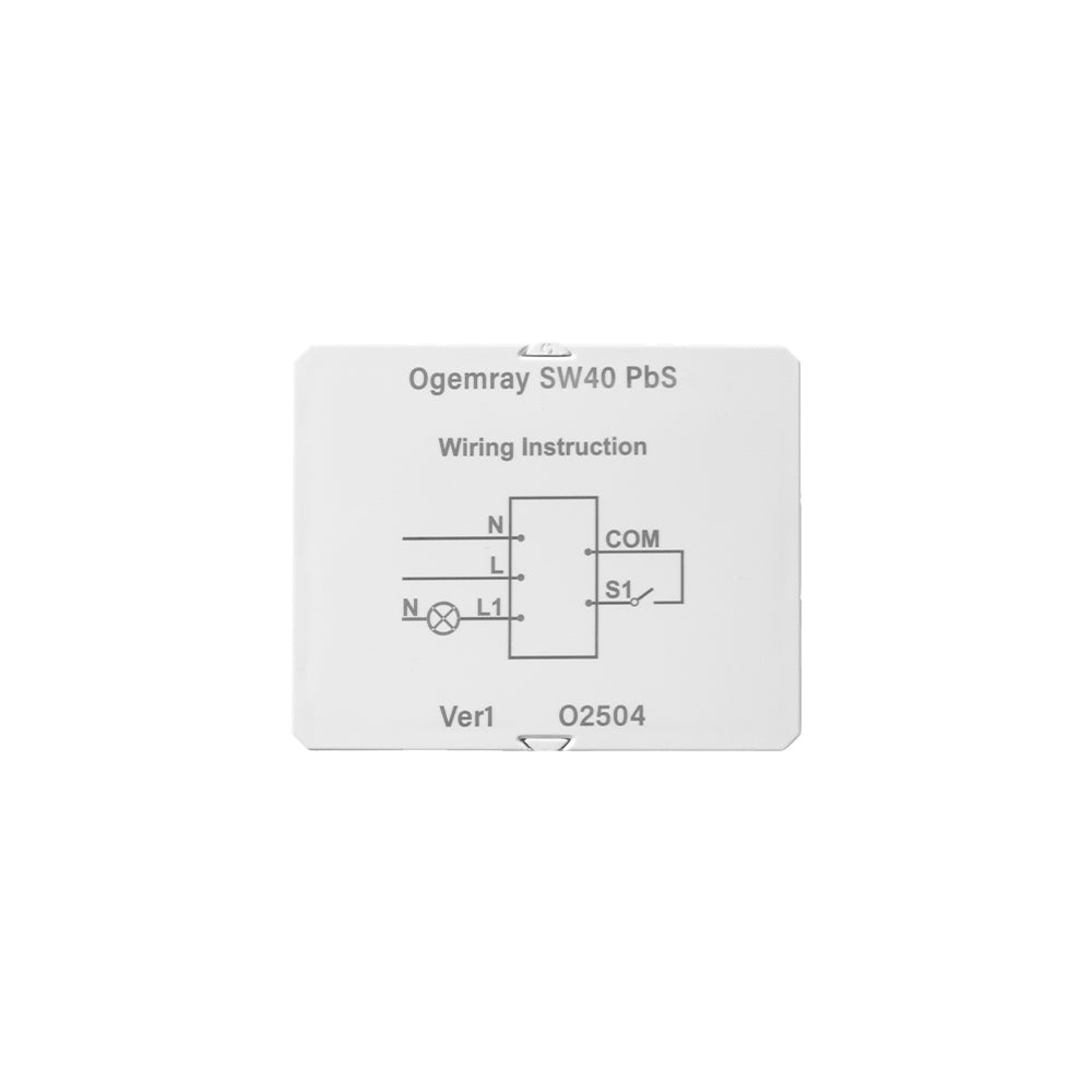 Ogemray Smart Relay 25A Powered By Shelly For Precise Control Of Larger Appliances Up To 25A Or 6000W
