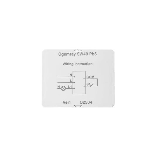 Ogemray Smart Relay 25A Powered By Shelly For Precise Control Of Larger Appliances Up To 25A Or 6000W
