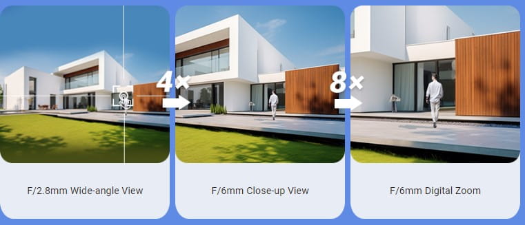 EZVIZ H9C Dual 2K+ Patrol Mode Pan/Tilt WiFi