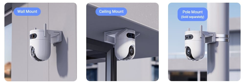 EZVIZ H9C Dual 2K+ Patrol Mode Pan/Tilt WiFi