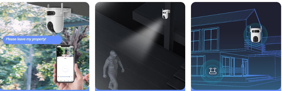 EZVIZ H9C Dual 2K+ Patrol Mode Pan/Tilt WiFi