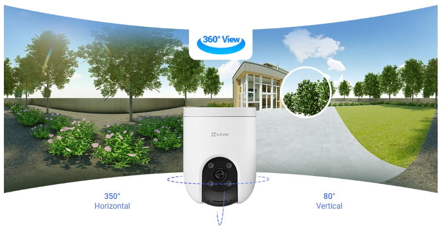 EZVIZ H8C Pro 2K (3MP) Pan & Tilt Wi-Fi Camera