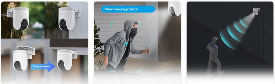 EZVIZ H8C Pro 2K (3MP) Pan & Tilt Wi-Fi Camera