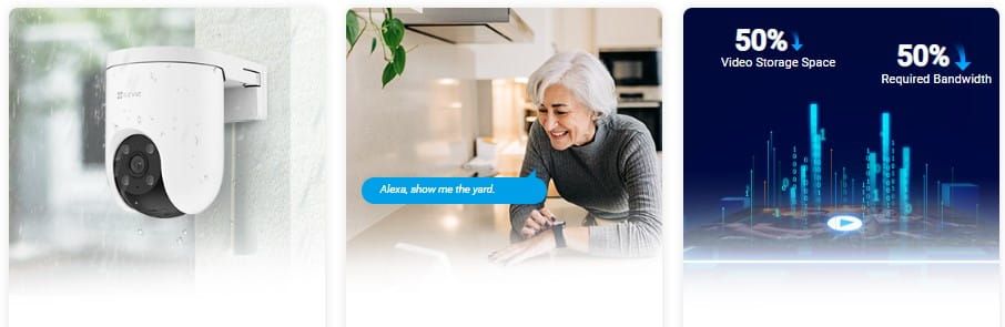 EZVIZ H8C Pro 2K (3MP) Pan & Tilt Wi-Fi Camera