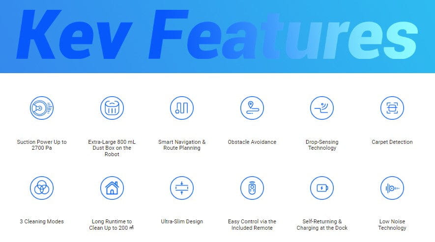 EZVIZ RC3 Smart Navigation Robot Vacuum