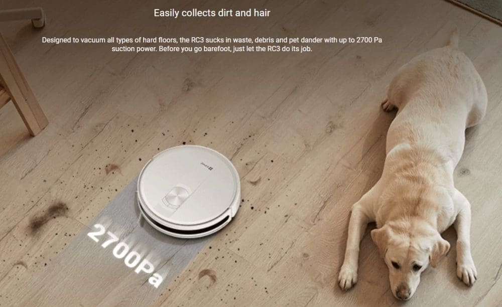 EZVIZ RC3 Smart Navigation Robot Vacuum