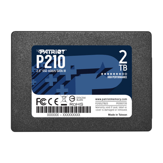 Patriot P210 2TB 2.5 Inch SATAIII SSD - Guards On Duty Shop & Security Guards
