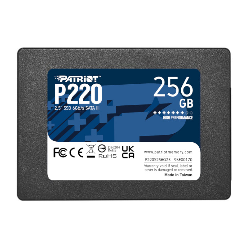 Patriot P220 256GB 2.5" SSD - Guards On Duty Shop & Security Guards