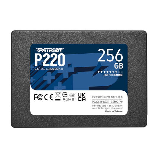 Patriot P220 256GB 2.5" SSD - Guards On Duty Shop & Security Guards