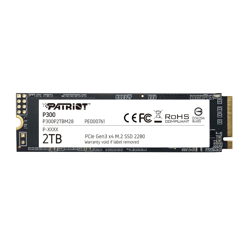 Patriot P300 2TB M.2 PCIe NVMe SSD - Guards On Duty Shop & Security Guards