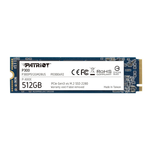 Patriot P300 512GB M.2 PCIe NVMe SSD - Guards On Duty Shop & Security Guards
