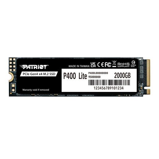 Patriot P400 Lite 2TB M.2 PCIe Gen 4 x4 NVMe SSD - Guards On Duty Shop & Security Guards