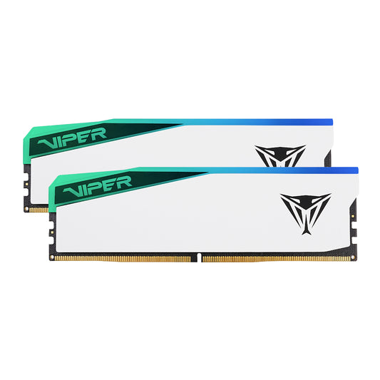Patriot Viper Elite 5 RGB 32GB 6000MHz DDR5 Desktop Gaming Memory Kit - White - Guards On Duty Shop & Security Guards