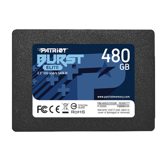 Patriot Burst Elite 480GB 2.5" SATA III SSD - Guards On Duty Shop & Security Guards