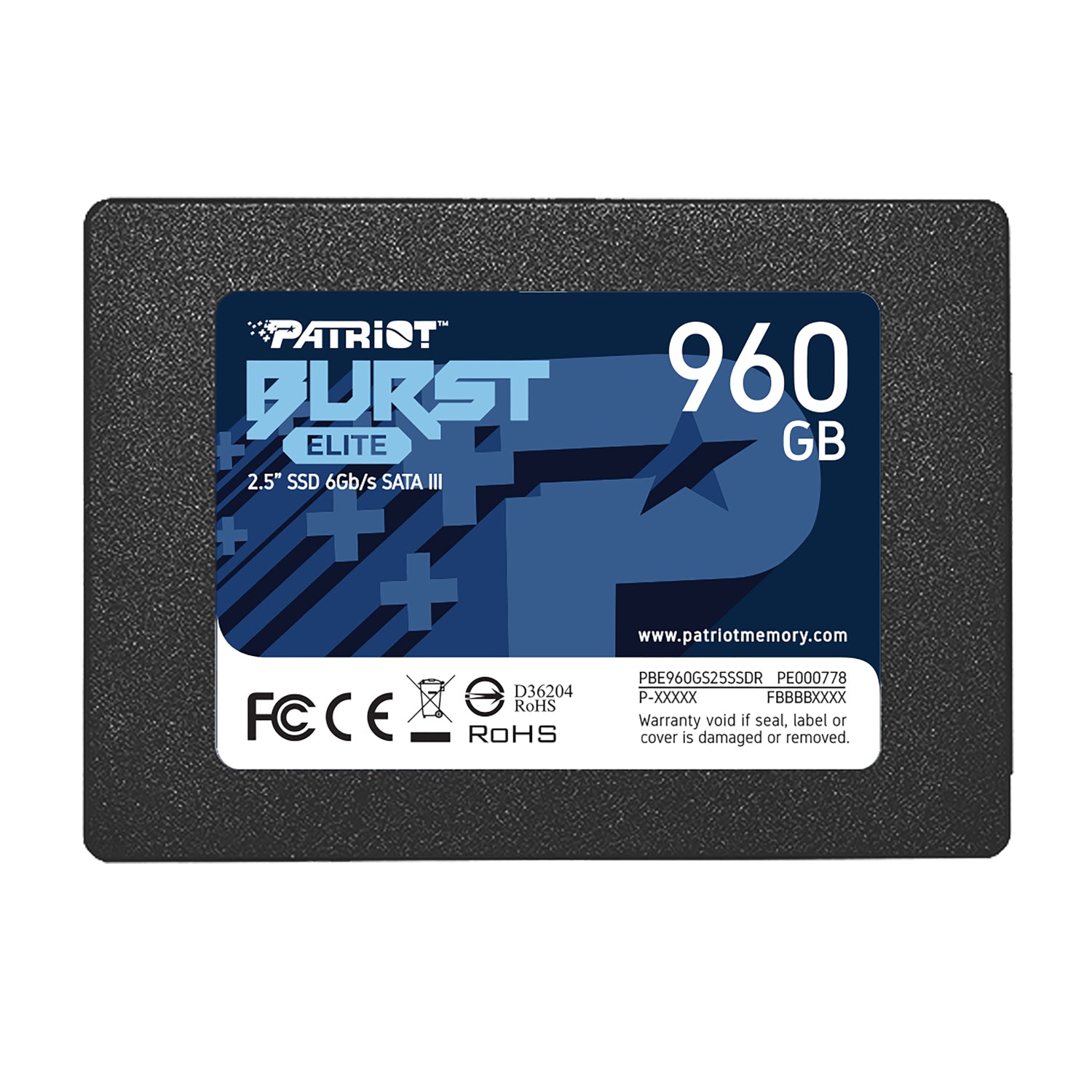 Patriot Burst Elite 960GB 2.5" SATA III SSD - Guards On Duty Shop & Security Guards
