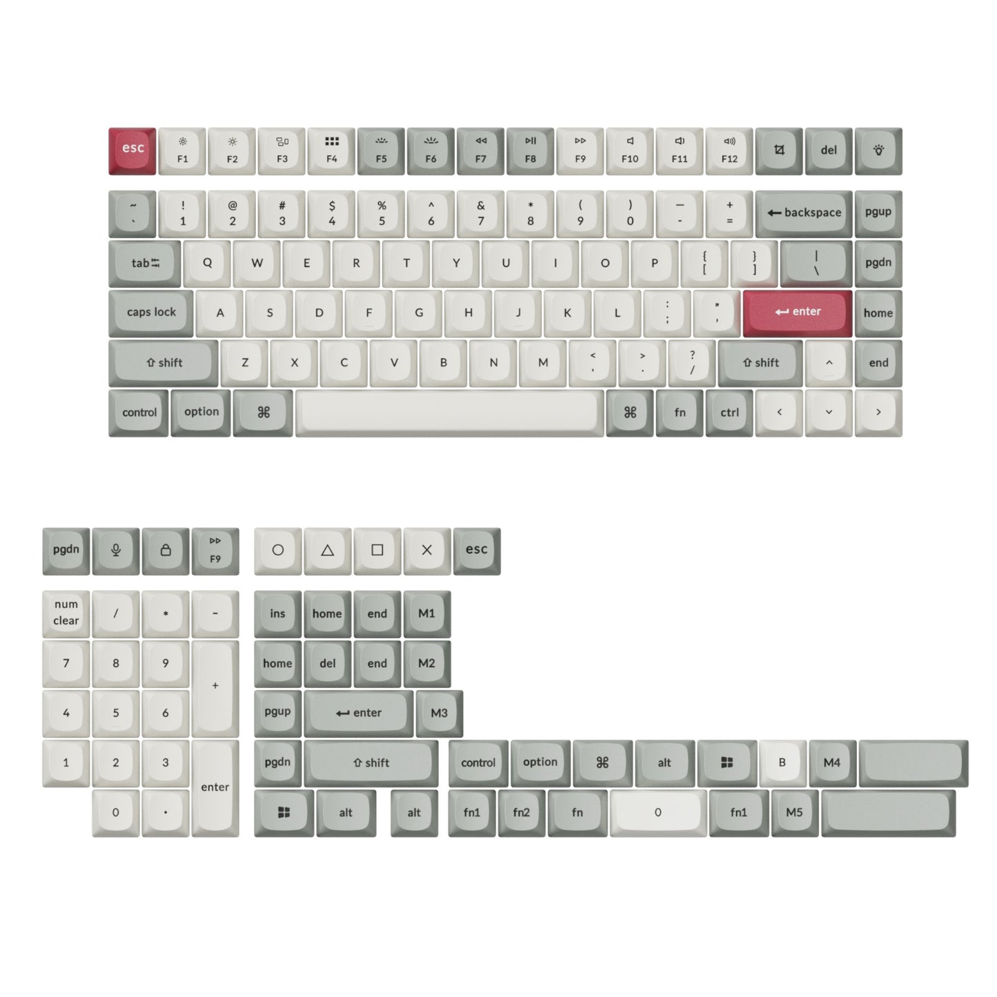 Keychron Double-Shot PBT OSA Keycap Set - Retro - Guards On Duty Shop & Security Guards
