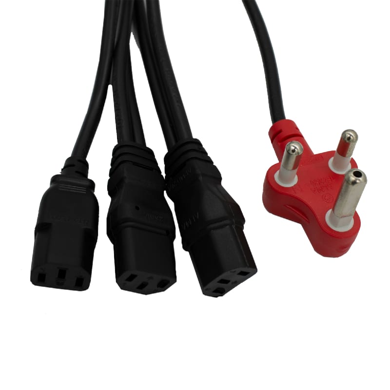 PWR Dedicated to 3 Headed Cable 3.8m - Guards On Duty Shop & Security Guards